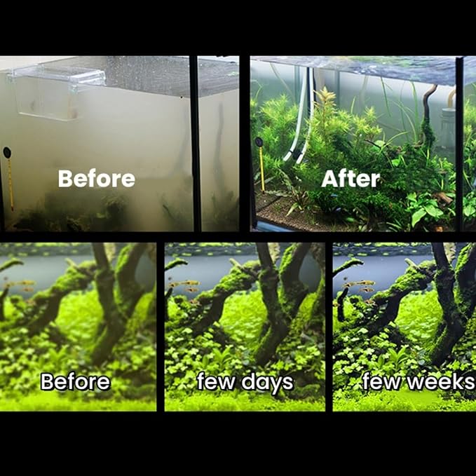 2 Pack Aquarium Sponge Filter Pad, Bio Filter Media Pad, 19.6" x 19.6"x 1.6" Cut-to-Size Open Cell Foam Sheet Replacement Foam Cover for Fish Tank Filter, 30 PPI