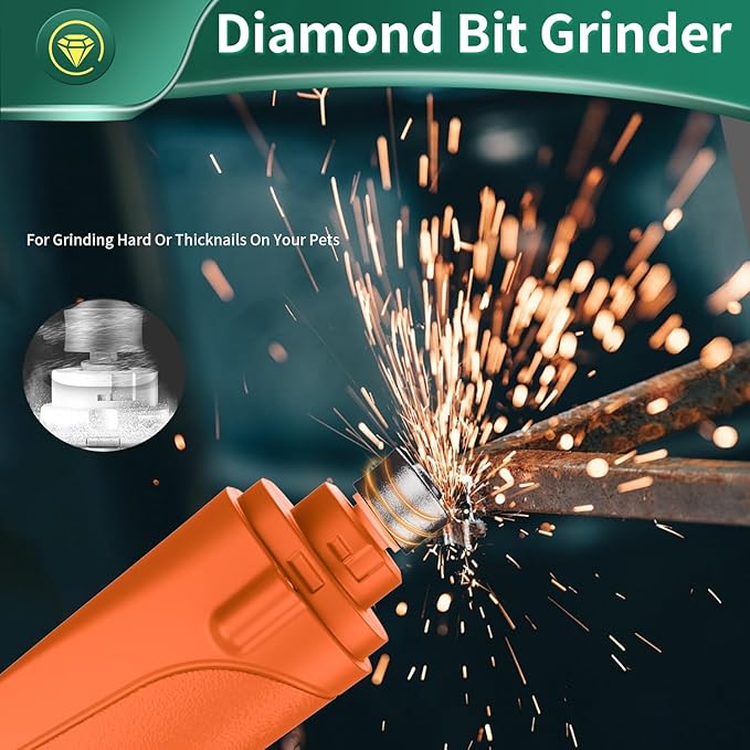 2-in-1 Cat Nail Clippers & Dog Nail Clippers Trimmers for Large Medium Small Dogs Cats Claw Trimmer Quick Sensor and Safety Guard USB Rechargeable with 2 LED Lights Dogs Nail Trimmer