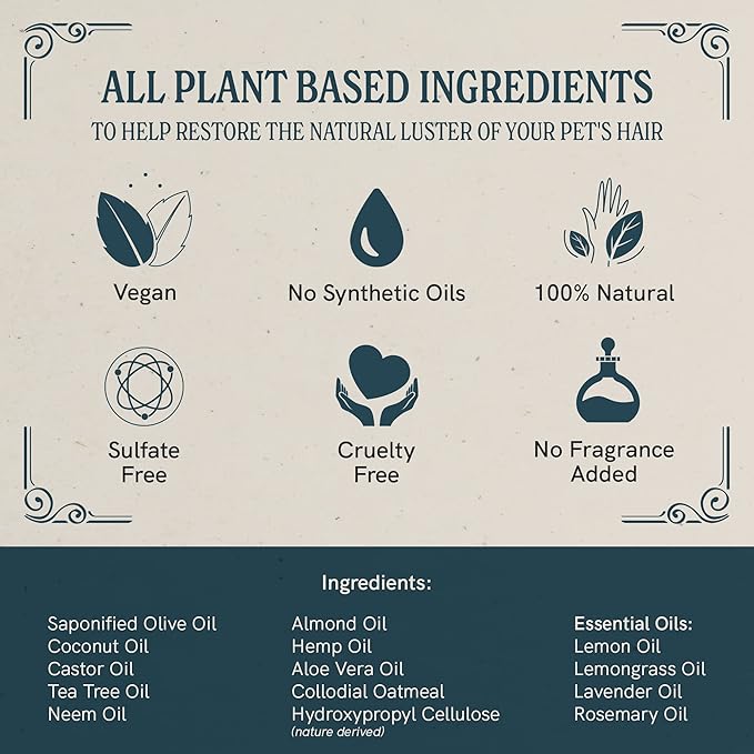 JR Liggett’s Natural Dog Shampoo Bar for Sensitive Skin - 100% Detergent Free, Non-GMO & Biodegradable - Tear-Free, Hypoallergenic Formula Soothes Dry Itchy Skin - Safe for Puppies - 3.5 oz Bar