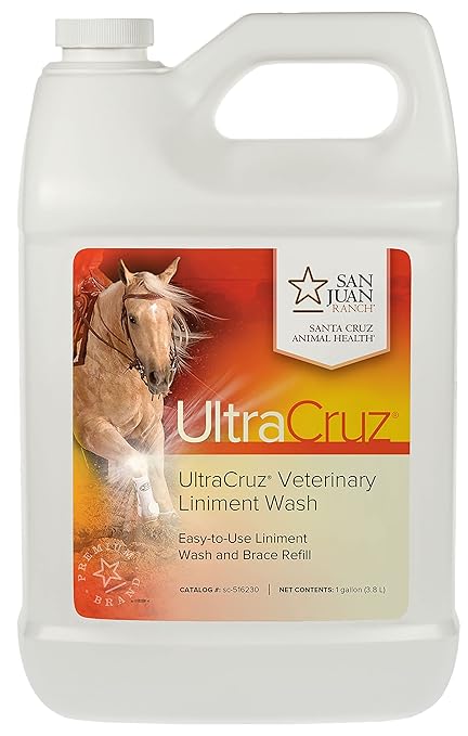 UltraCruz® Veterinary Liniment Wash for Horses, 1 gal Refill