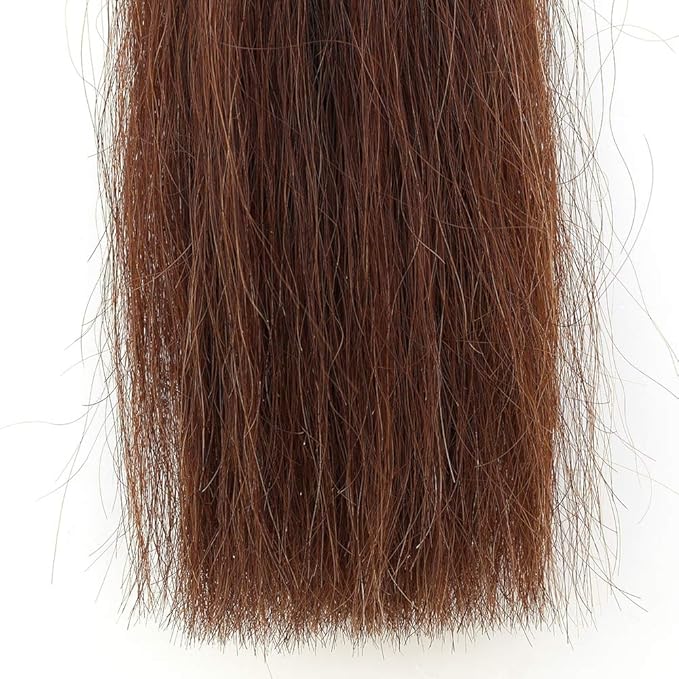 Horse Tail Extensions with Braided Horsehair Loop, Blunt Cut Bottom, 34-36 inches Long and 1 lb Weight (Med Sorrel)