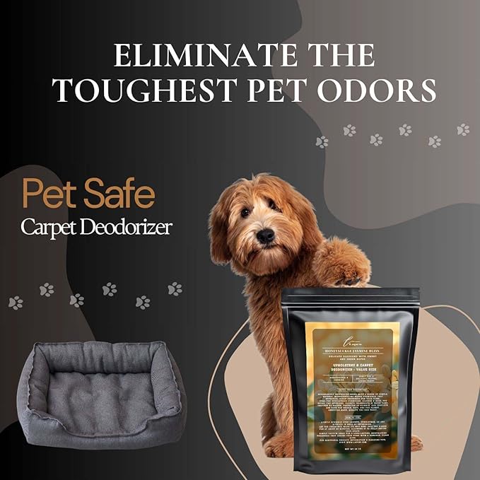 Honeysuckle Jasmine Bliss Carpet Freshener Powder Refill 36 oz | Powerful Odor Eliminator for Home | Upholstery Deodorizer | Carpet Deodorizer | Pet Urine | Cat Litter Box