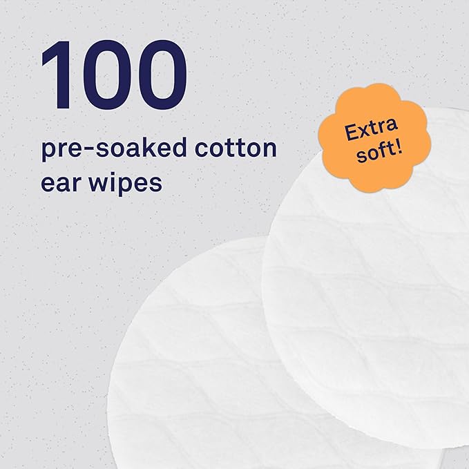 Petpost | Dog Ear Cleaner Wipes - Ultra Soft Cotton Pads in Coconut Oil Aloe Solution - Dog Ear Rinse & Cleanser 100 ct.