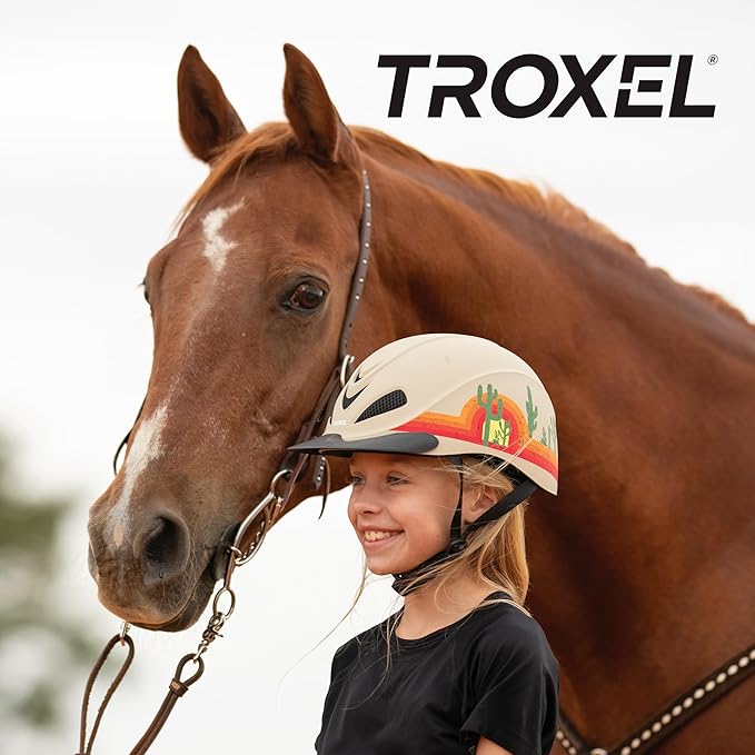 Troxel Rebel Turquoise Rose Helmet
