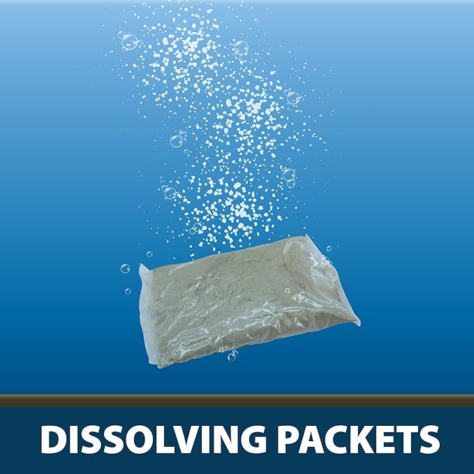 Airmax PondClear Packets, Beneficial Bacteria & Enzyme Clarifier Treatment with Ecoboost PRx, Clear & Clean Pond & Lake Water, Safe for Fish, 24 Count