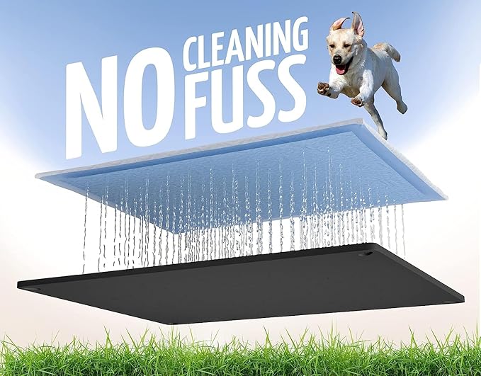 Skywin TidyFriend 2 Pk Pee Pad Holder Tray for 30” x 23” Pee Pads with Corner Lock Holes, Raised Edges, Non-Spill, Easy to Clean Silicone Dog Potty Tray Holder, for Indoor Floor Protection (Black)