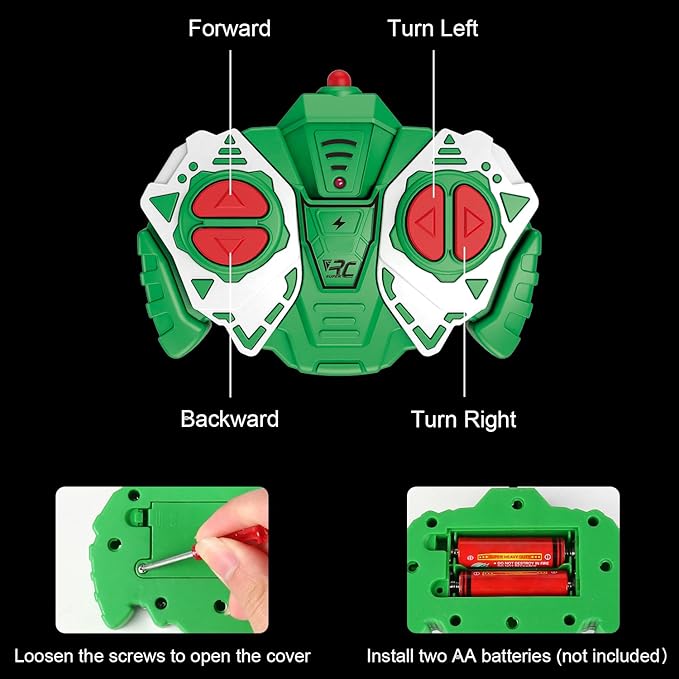 fisca Remote Control Tactor Toy Set & 33PSC Farm Vehicle Playset - Animal Figurines ,2.4GHz 1/24 Scale RC Tractor,Livestock Trailer, Fence with Light for Kids Age 4, 5, 6, 7 and Up Years Old