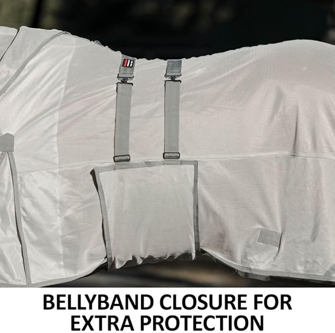 Schneiders Soft Interlock Mesh II Horse Fly Sheets | Superior UV & Insect Protection | Versatile Euro Fit Option | Reflective Safety Design