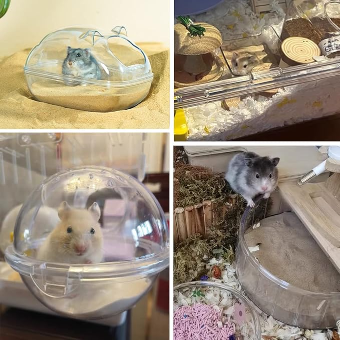 Hamster Bath Sand, 7.7lb Dust Free Desert Sand or Potty Litter Sand for Hamster Chinchillas Gerbil Syrian Mice Small Animals(Beige)