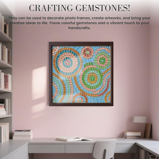 FUTUREPLUSX 1LB Pink Flat Glass Marbles, Vase Fillers Gems Fish Bowl Marbles Decorative Glass Pebbles for Vases Aquarium Floral Smooth Stone