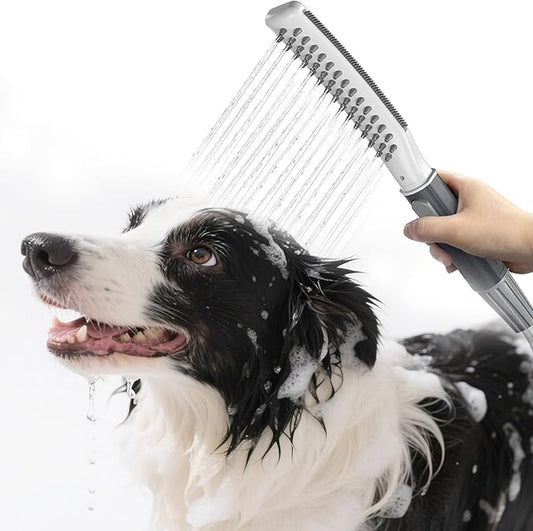 Dog Shower Attachment, Dog Shower Wand for Fast and Easy Washing Dog, Pet Shower Head with 3 Spray Modes, 8-Foot Hose, Indoor Outdoor Bath Your Dog