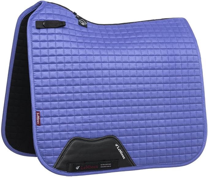 LeMieux Suede Dressage Square - English Saddle Pads for Horses - Equestrian Riding Equipment and Accessories