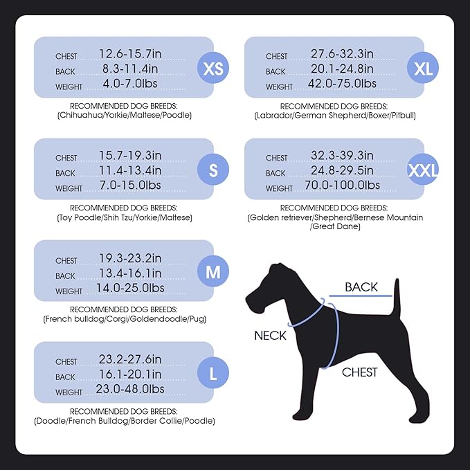 FUAMEY Dog Recovery Suit Male,Dogs Surgery Neuter Suits Puppy Spay Shirts for Female Protect Dog's Skin Anti Licking Abdominal Wounds Doggie Onesie Pet Bodysuit Alternative to Cone Black XXL