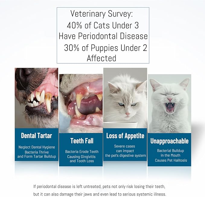 E.M&S.T by Emmeliestella Small Dog & Cat Toothbrush Micro Head, Cat Dental Care, Pets Toothbrush, Oral Hygiene, Easy to Handle, Deep Clean, Extra Soft Bristles, Independent Packaging, Blue&Pink 3PCS
