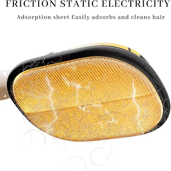 Whisker Gizmo Pet Hair Remover，Reusable Pet Hair Remover Glove，Pet Hair Removal Glove, Ultimate Pet Grooming Glove for Cats & Dogs - Dual-Sided Electrostatic Pet Hair Remover Mittens (3PCS)