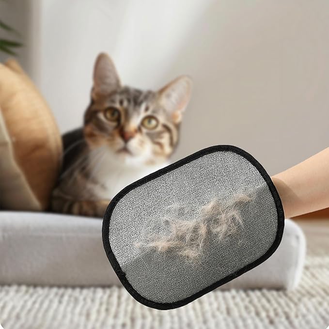 Pet Hair Remover Glove,Washable Cat Dog Hair Remover Tool for Furniture Bed Sheets Couch Clothes Carpet Car Seat 1PC