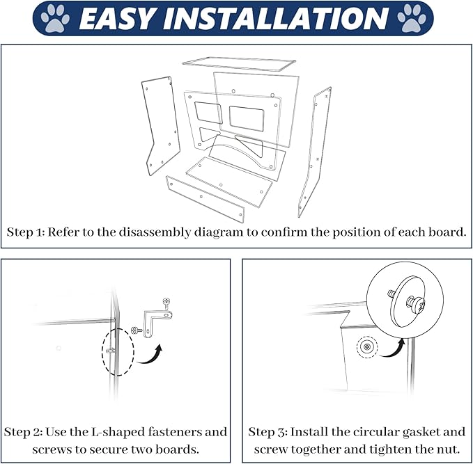 Acrylic Rabbit Hay Feeder with Lid, Transparent Hanging Food Dispenser Hay Feeder for Bunny Rabbits Guinea Pig Cage Chinchillas Hamsters Small Pets and Animals（Large