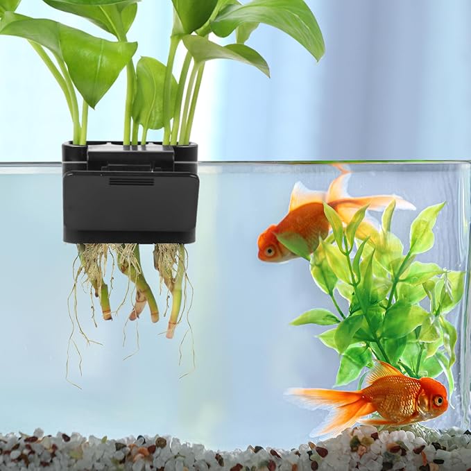 2Pcs 3 Holes Upgraded Aquatic Plant Cup Aquarium Plant Holder for Tank, Hanging Aquarium Plant Holder, Aquarium Aquatic Plant Cultivation, Aquarium Plant Decoration.