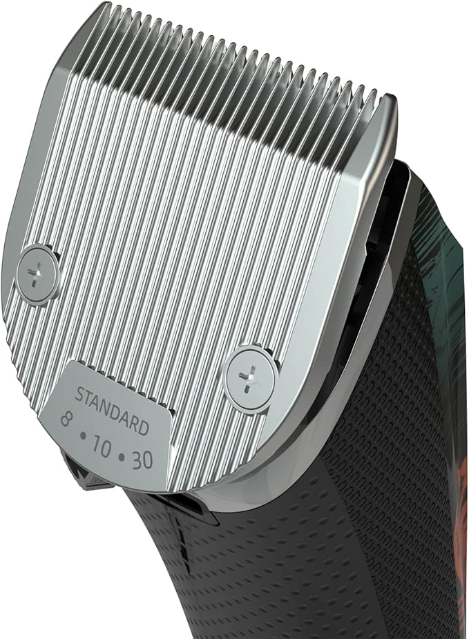 shernbao Professional Animal Grooming Clipper for Thick Heavy Coats, 5-Speed Low Noise Powerful Corded/Cordless 5-in-1 Blade for Small & Large Pet, Dog, Cat, Horse