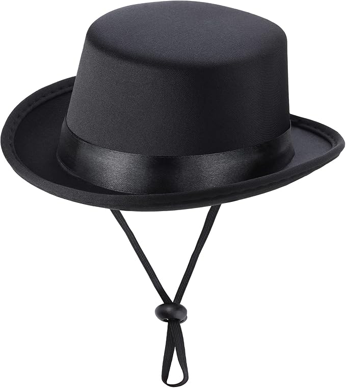 Yewong 3 Pieces Pet Hat Pet Formal Top Hat Mexico Sombrero Hat Cowboy Hat Dog Cat Pet Costume Hat for Halloween Party Photo Props Supplies one Size