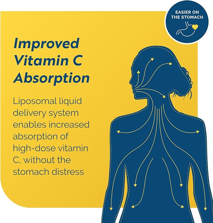 Researched Nutritionals C-RLA - Liposomal Vitamin C with R Lipoic Acid to Support Detox - Vegan & Soy-Free Vitamin C Liquid, Vanilla Caramel Flavor (10 Fl Oz)