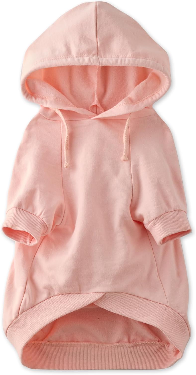 Dog Hoodie Pet Coat Sweater for Small Dogs, Available in Multiple Colors **X-Small (5-12lbs)**