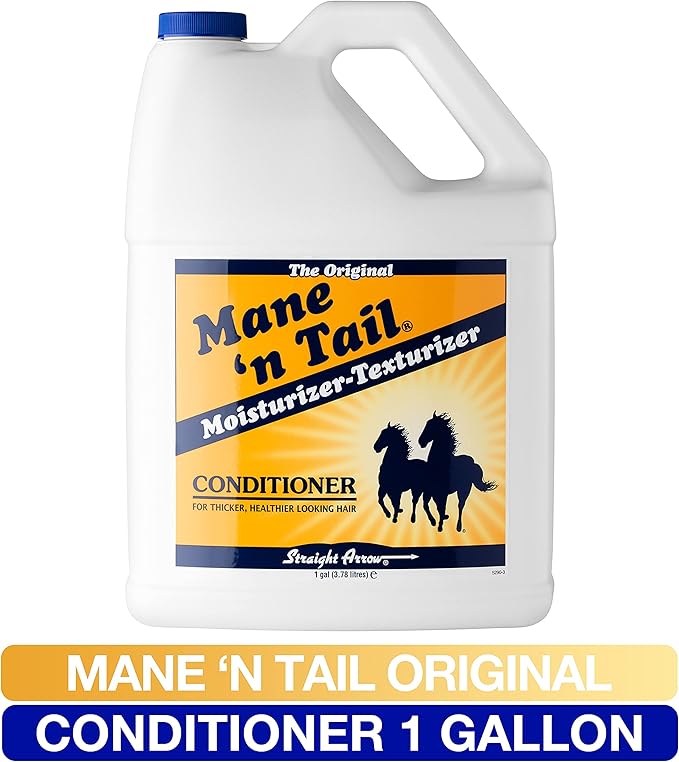 Mane 'n Tail Conditioner Gallon, for Soft Silky Hair. For Horses and Humans! (128 Fl Oz)