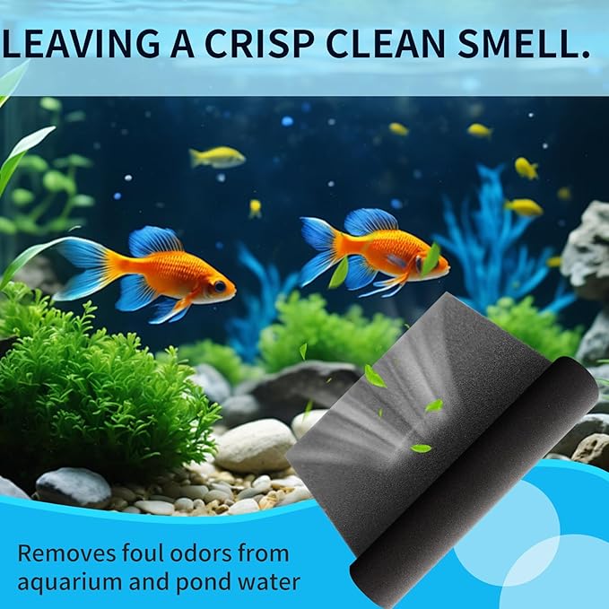 Aquarium Filter Sponge Pad –Bio Filter Media Foam Sponge, Easy Cut to Size Foam for Fish Tank 20"x20"x1" (20PPI)