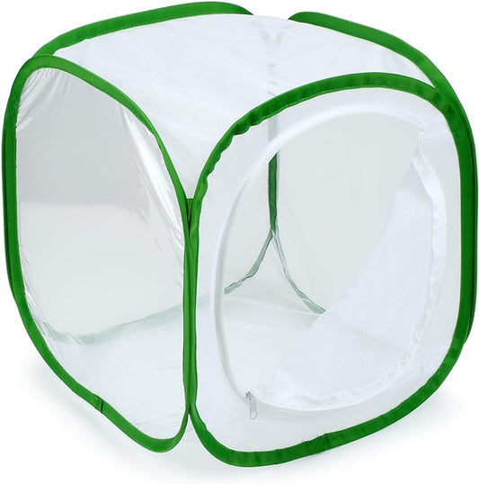 RESTCLOUD Insect and Butterfly Habitat Cage Terrarium Pop-up 12 X 12 X 12 Inches