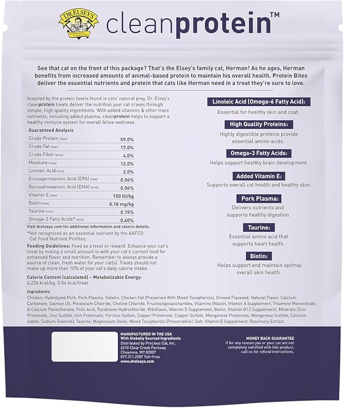 Dr. Elsey's cleanprotein Protein Bites Chicken 12 oz..