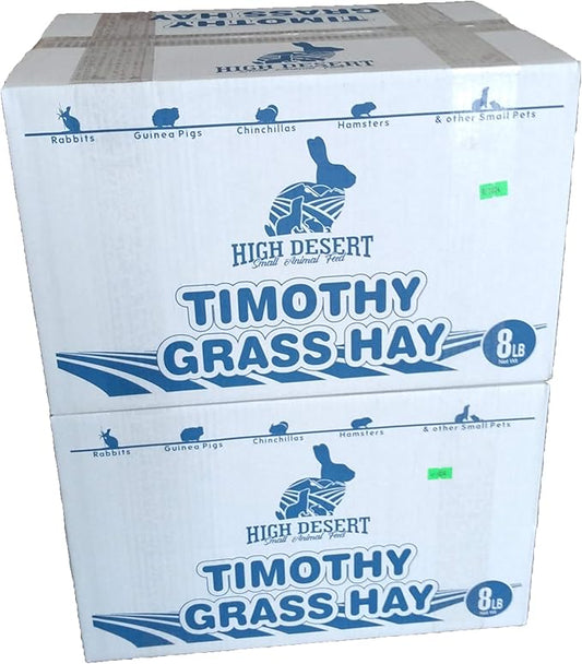 High Desert 2nd Cutting Timothy Grass Hay for Guinea Pigs, Rabbits, and More Small Animal Pets (16 lb)