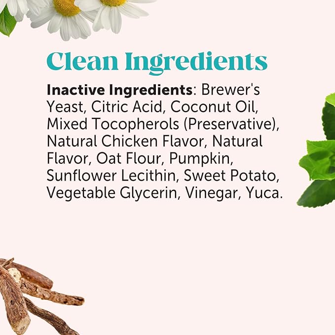 Hemp Calming Chews for Dogs - Dog Anxiety Relief, Dog Calming Treats with Hemp + Valerian Root, Melatonin for Dogs - Helps Aid with Thunder, Fireworks, Chewing & Barking (Chicken 180 ct)