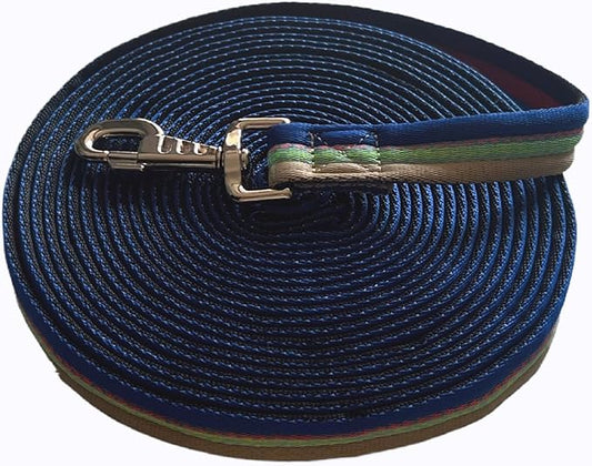 Premium Horse Training Lunge Line with Alloy Trigger Buckle for Accurate Equestrian Training of 26 Foot (8 Meters)
