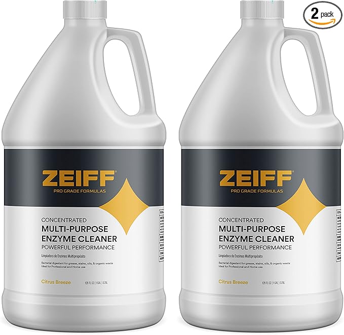Pro-Grade Multi-Purpose Probiotic Enzyme Cleaner - Pet Stain and Odor Remover, Drain Cleaner - Powerful Cleaning & Odor Eliminating Formula For Professional & Home Surfaces - 1 Gallon