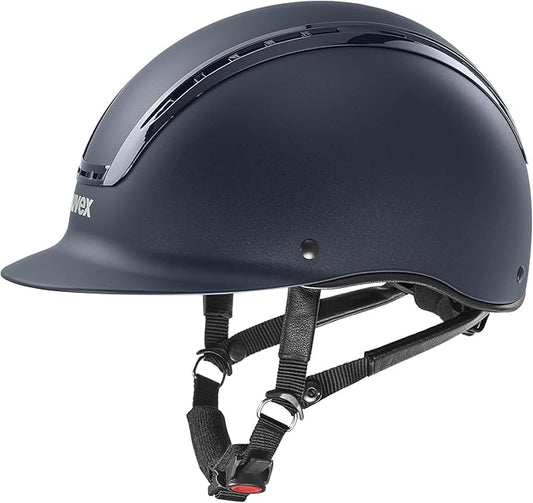 uvex suxxeed Active Horse Riding Helmet for Women & Men, Navy, S-M - Adjustable & Excellent Ventilated Helmet