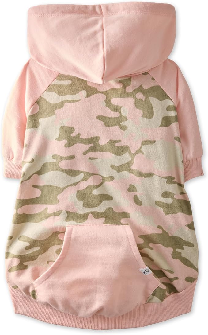 Rocky – The Orginal Lightweight Hooded TEE 100% Organic Cotton Dog Hoodie Pet Coat Sweater for Small Dogs, Available in Multiple Colors **X-Small (5-12 lbs)**