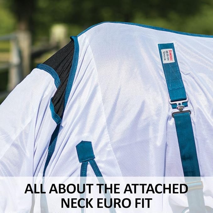Schneiders Soft Interlock Mesh II Horse Fly Sheets | Superior UV & Insect Protection | Versatile Euro Fit Option | Reflective Safety Design
