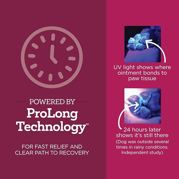 Hot Spot and Wound Ointment for Pets, Itch Relief for Dog Sores and Irritations, 2.5 oz