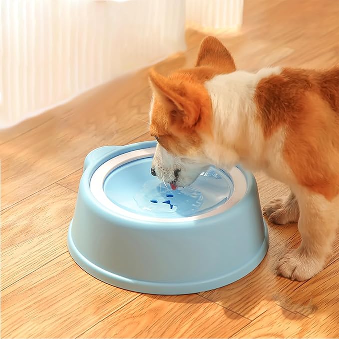 Pet Water Bowl- Portable Dog Water Dispenser, No Spill Water Bowl for Dogs with Spill-Proof Design, Perfect for Dogs and Cats, Keeps Your Pet Hydrated Anywhere (Grizzly)