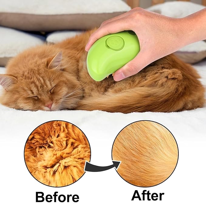 2024 Multifunctional Pet Grooming Brush - 3-in-1 Detangling and Massage Comb for Removing Loose Hair from Cats and Dogs