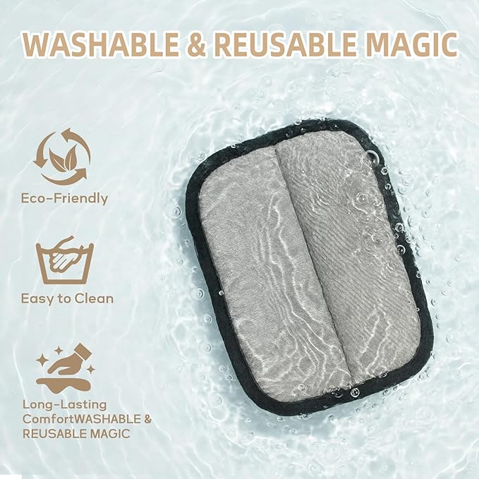 2𝑷𝒄𝒔 Pet Hair Removal Glove for Cats & Dogs, Newly Pro Five-Finger Electrostatic Pet Hair Remover Gloves, Reusable & Washable Magic Brush Pet Hair Removal Tool for Couch, Clothing, Carpet, Car Seat