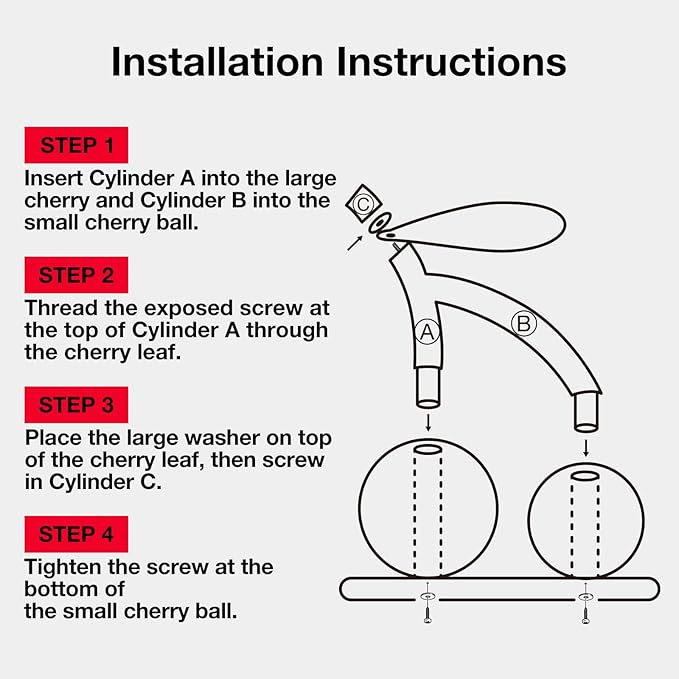 VETRESKA Cat Scratching Post, Large Cherry Cat Scratcher with Hammock, Tall Cat Scratch Interactive Toy with Natural Sisal Rope for Indoor Cats, Kittens