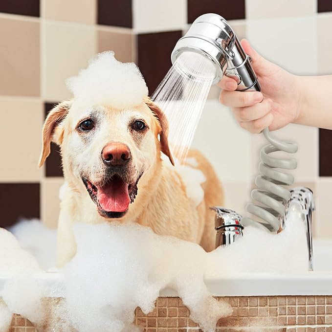 ZCONIEY Sink Faucet Sprayer Attachment Hair Pet Rinser Showerhead with Stop Water-saving Function