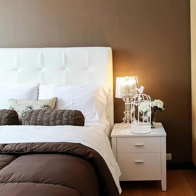 Vintage Decorative Bird Cage，Metal White Bird Cage Decor for Candelabros para Centros De Mesa & Lanterns Decorative Indoor Suitable Wedding Party, Dining Table，Fireplace Metal Lantern&Bird Cage Decor