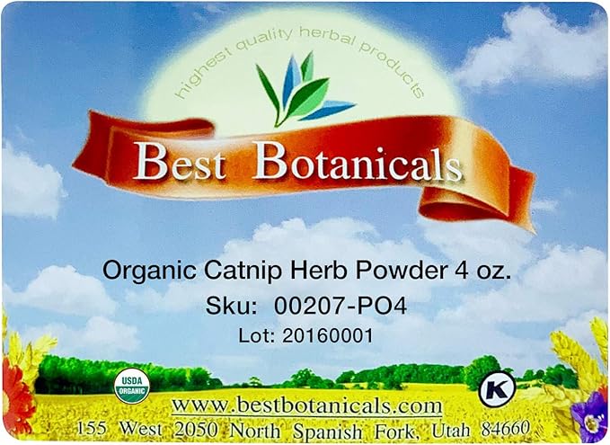 Best Botanicals Catnip Herb Powder 4 oz.
