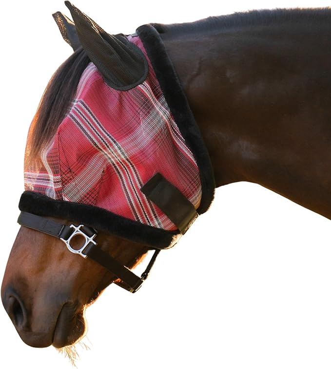 Kensington Signature Fly Mask w/Plush Fleece & Ears w/Forelock Hole Size