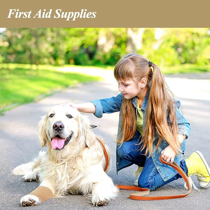 Self Adhesive Bandage Wrap,2 Inch Blue Breathable Elastic Cohesive Bandages, Vet Wrap Sports Tape Bulk for First Aid Supplies, Wrist Sprains Protection