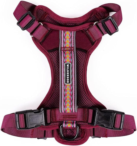 Wilderdog Lightweight Dog Harness with Reflective Straps - Small - Huckleberry