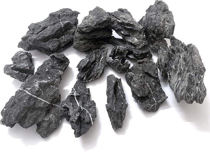 Natural Seiryu Dragon Stone - 20 Pound Aquarium Landscape Rock for Fish Tank Reptile and Amphibious Tank 3-10 Inch Aquarium Decoration