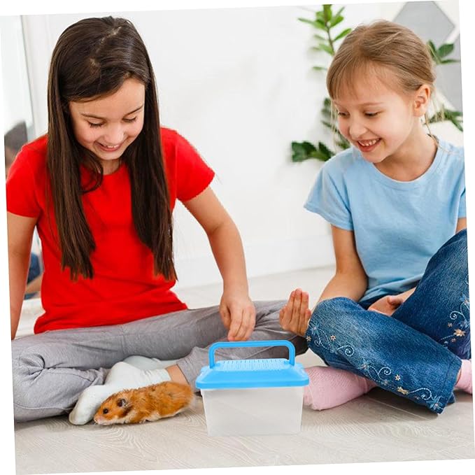 Plastic Turtle Fish Tank Handheld Aquarium Reptisoil Reptile Storage Nest Plastic Fish Bowls Bearded Dragon Habitat Glass Containers Lizards Reptile Feeding Tank Animal Turtle Tank